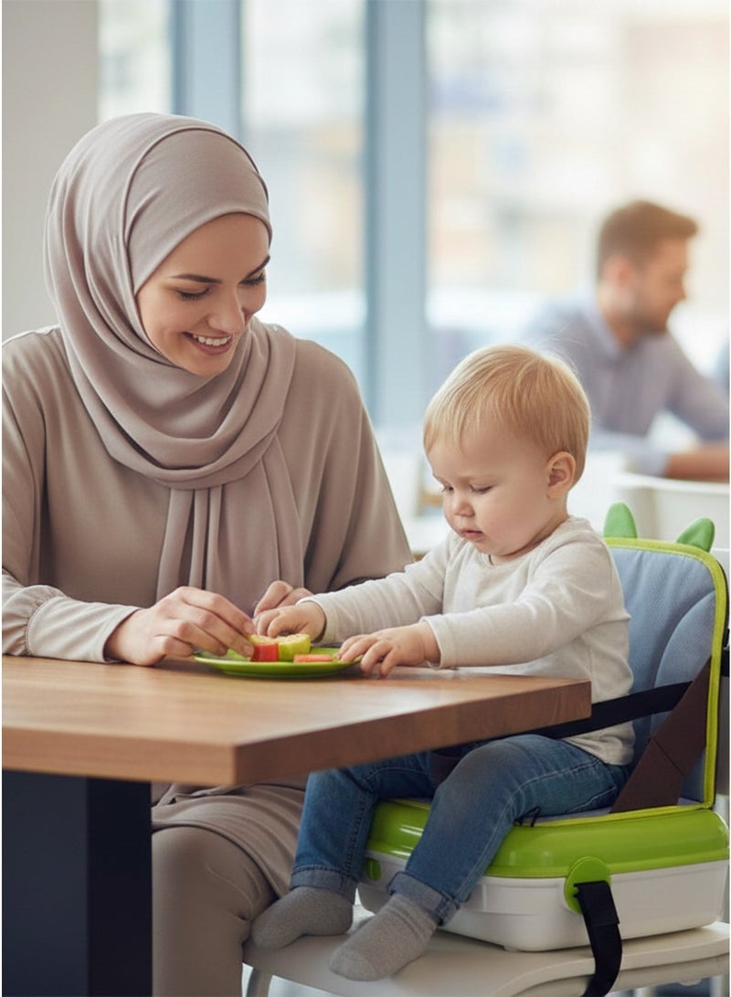 مقعد داعم محمول للأطفال لتناول الطعام - قابل للطي والتعديل، آمن ومريح للأطفال الصغار - Image 5