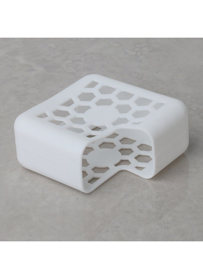 Generic - For Apple MacBook Laptop Power Adapter Protective Case Charger Silicone Case-Color:White-Applicable Model:140W Pro16（A2485） - Image 1