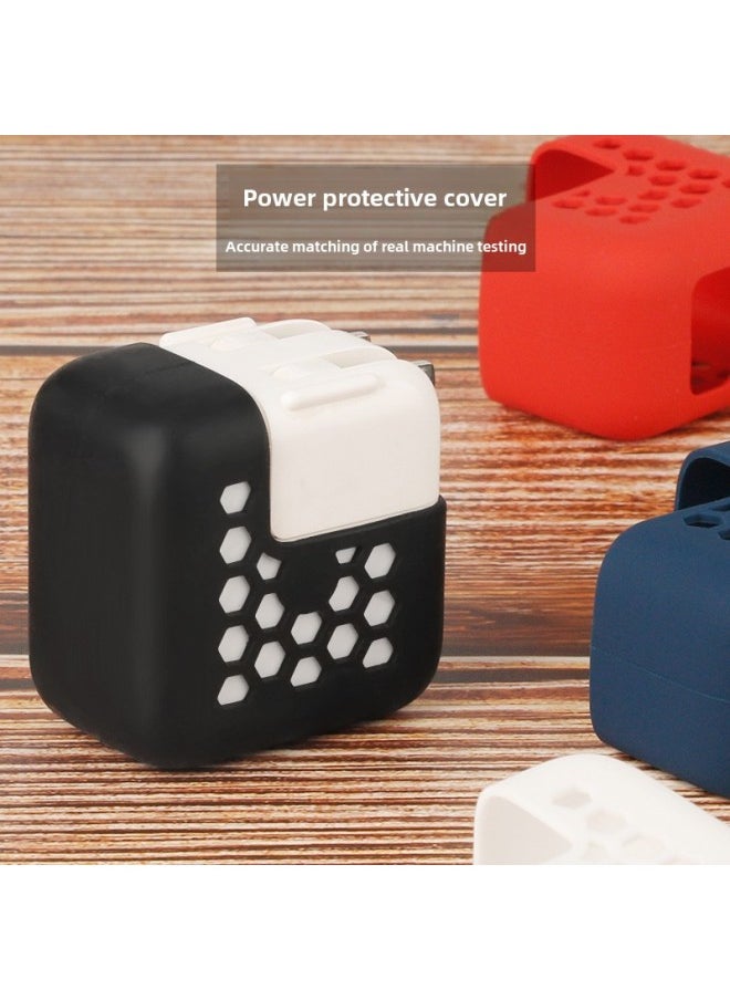 Generic - For Apple MacBook Laptop Power Adapter Protective Case Charger Silicone Case-Color:White-Applicable Model:140W Pro16（A2485） - Image 1