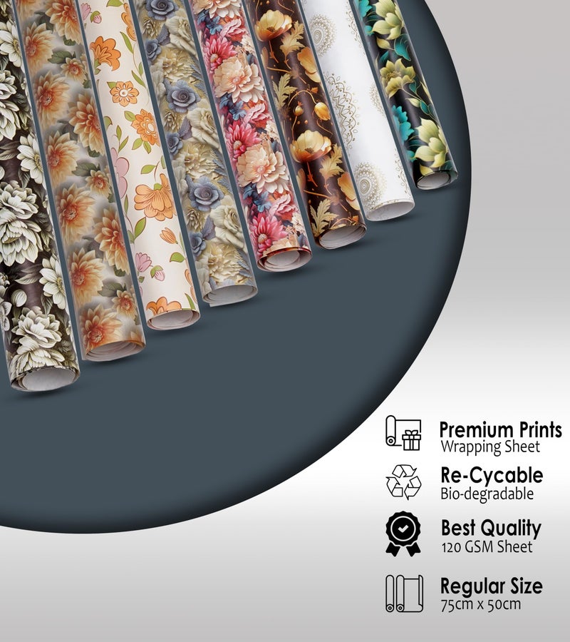 KOSY ورق تغليف هدايا KOSY | ورق تعبئة هدايا بتصميم | 75 × 50 سم عبوة من 200 ورقة | الأفضل لتزيين المنزل، عيد الميلاد، الزفاف، الذكرى السنوية، عيد الميلاد والمناسبات الاحتفالية - Image 5