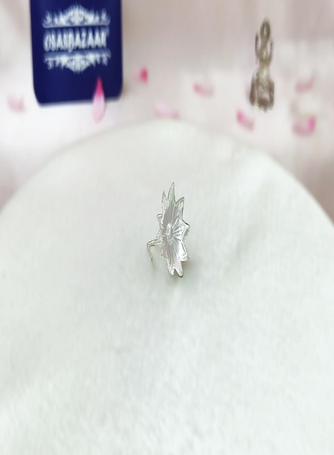 Osasbazaar Silver Lotus Flowers for Puja, Temple at Home, Workplace and Gifting - 99% Pure Silver (1) - Image 3