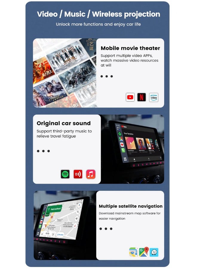 Carlinkit - AI Box 8+128GB Android 13.0 Ultra Series With Powerful Qualcomm QCM6125 Comes with Android Auto Apple Car Play Google Play Store - Carlinkit Car Play - Image 1