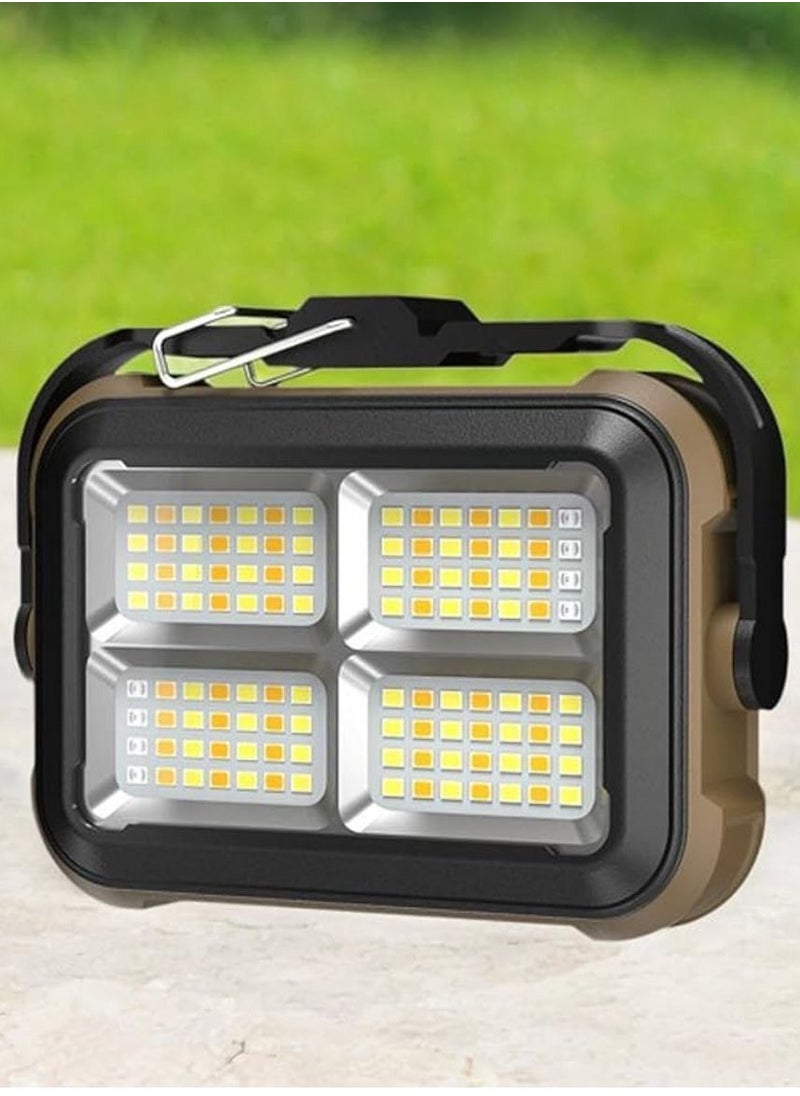 Generic LED Solar Magnetic Work Light, High Lumens Portable Power Worklight, Camping Light, Outdoor Job Site Lighting for Emergency, Repair, Underhood  - Image 1
