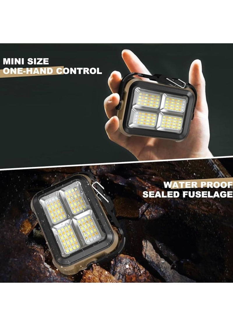 Generic LED Solar Magnetic Work Light, High Lumens Portable Power Worklight, Camping Light, Outdoor Job Site Lighting for Emergency, Repair, Underhood  - Image 4