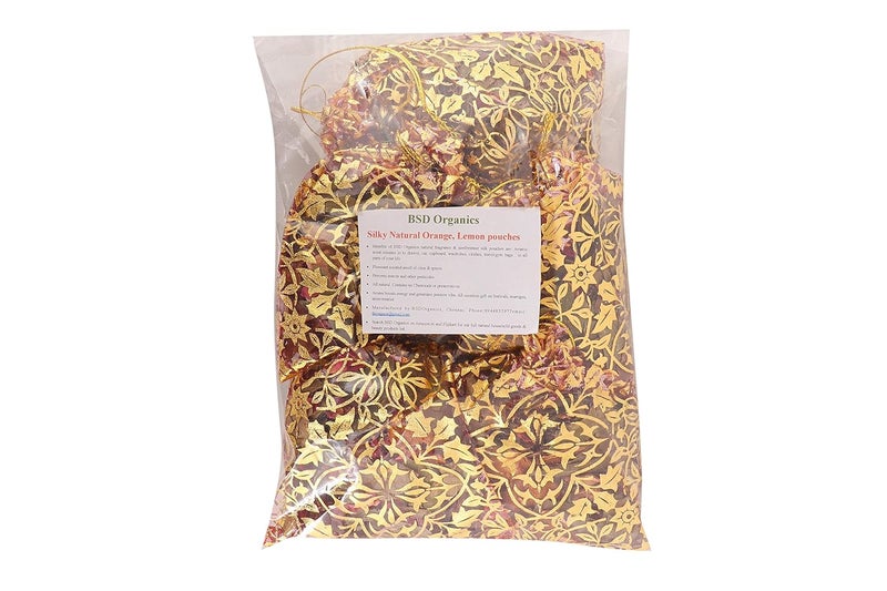 BSD Organics Bsd Organics Silky Natural Orange Lemon Flowers Spices Fragrance Potpourri Decorated Pouch 1 Bag  - Image 2