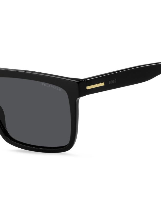 هوجو بوس نظارات شمسية مستطيلة بإطار مسطح - Image 4