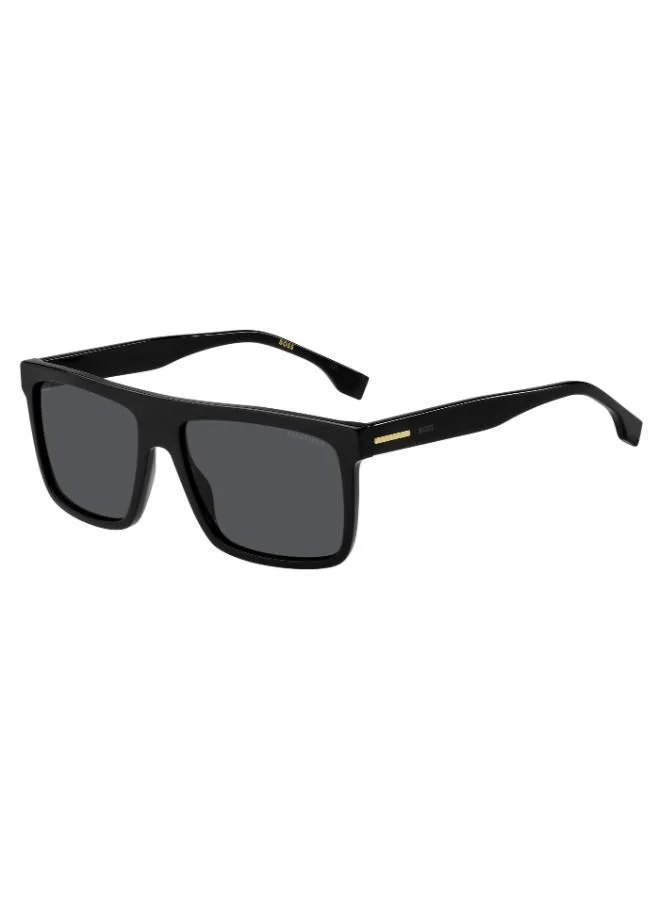 HUGO BOSS Rectangular Flat Top Sunglasses Frames