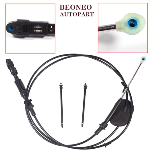 BEONEO 15037353 for Chevy C1500 C2500 C3500 Automatic Transmission Gear Shift Cable 4.3 5.0 5.7 6.5 7.4L Chevrolet Tahoe Gmc Yukon Pickup 1995 1996 1997 1998 1999 2000 replace 15022999 95 96 97 98 99 - Image 4