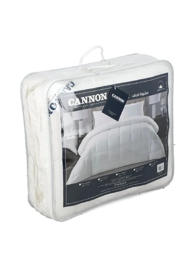 Cannon 100% Cotton Lightweight Solid Duvet White 170 x 230 cm CN DUV170X230