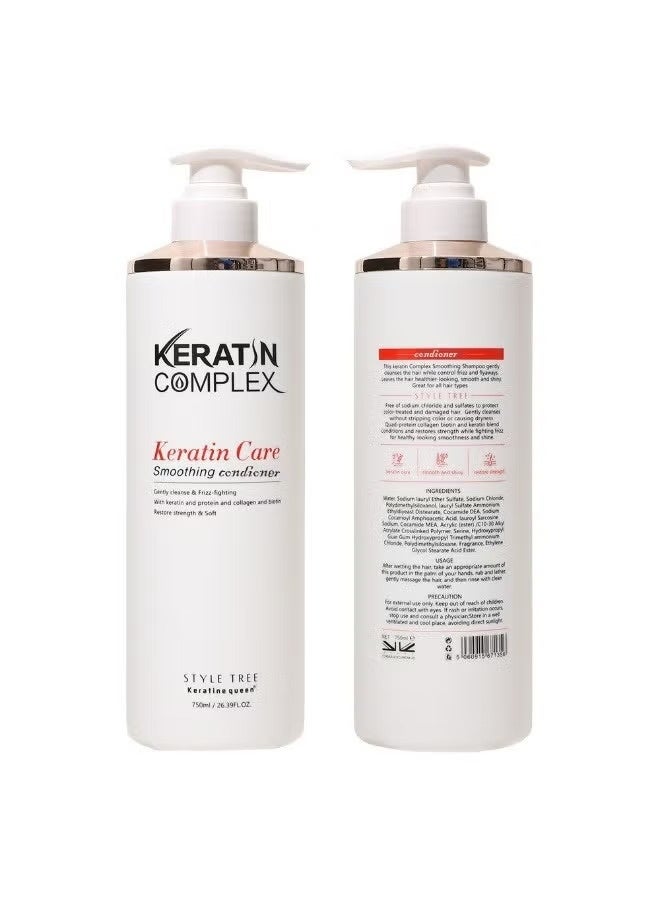 KERATIN COMPLEX Conditioner Complex Keratin Hair Care Damaged Hair Repair Keratin Moisturizing Hair (750ml) - Image 1