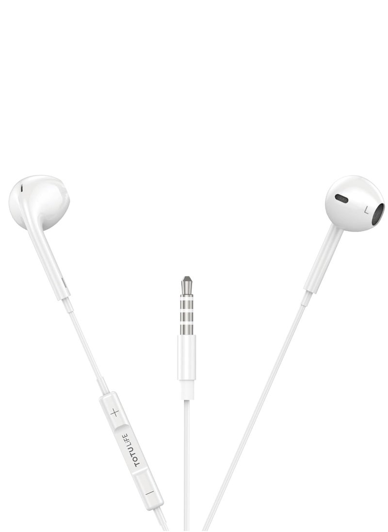 Totulife - GLORY Series Wired Headset 3.5mm - White - Image 1