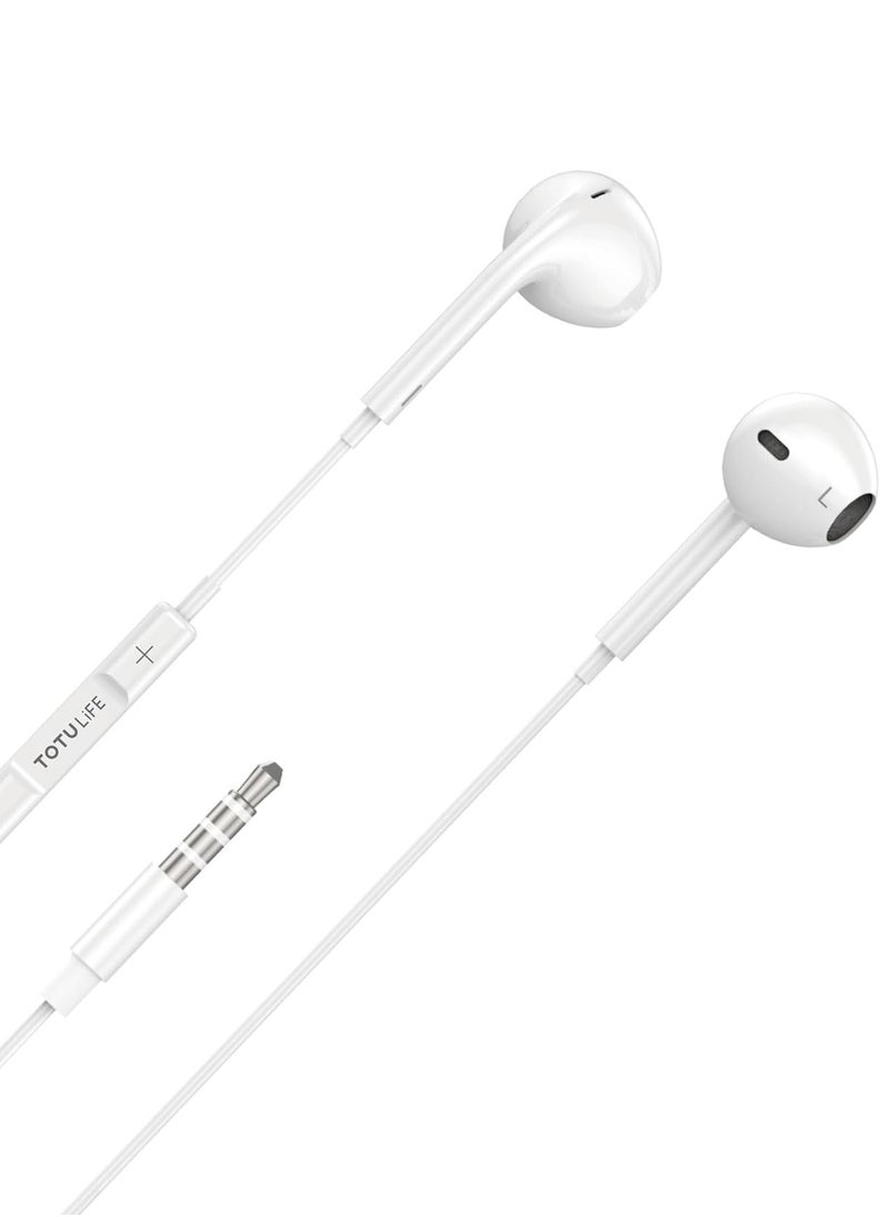 Totulife - GLORY Series Wired Headset 3.5mm - White - Image 1