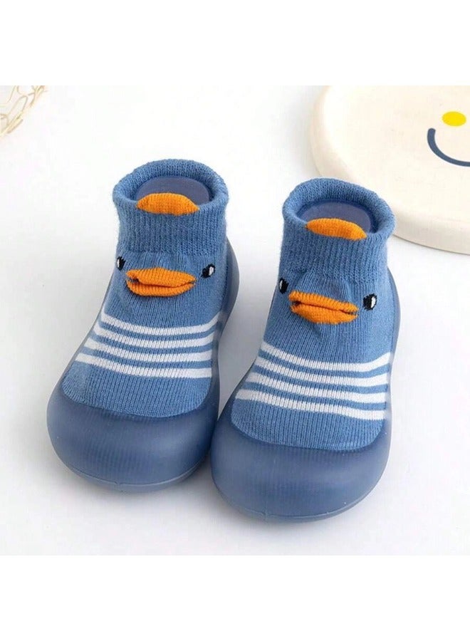 شيبشيب حذاء جوارب للأطفال الرضّع برسوم كرتونية بنعل TPE ناعم ومضاد للانزلاق، للاستخدام الداخلي للأولاد والبنات - Image 1