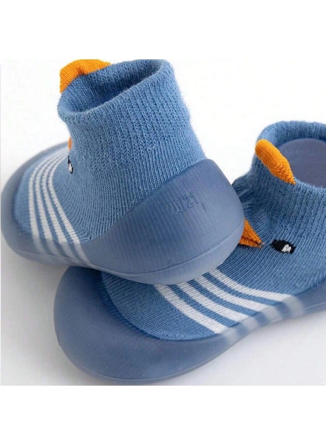 شيبشيب حذاء جوارب للأطفال الرضّع برسوم كرتونية بنعل TPE ناعم ومضاد للانزلاق، للاستخدام الداخلي للأولاد والبنات - Image 3