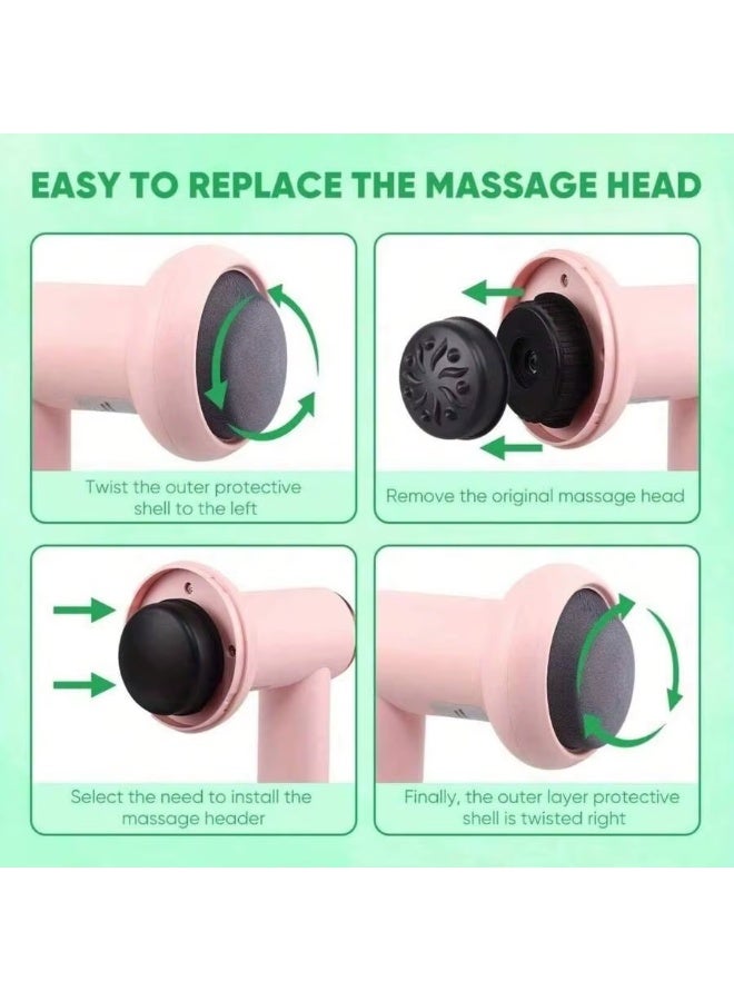 جهازمساج محمول 6 سرعات و5 رؤوس احترافية - Image 4