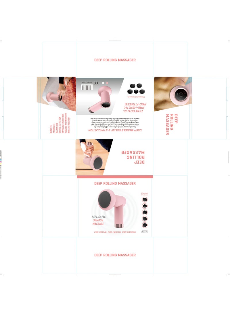 جهازمساج محمول 6 سرعات و5 رؤوس احترافية - Image 5