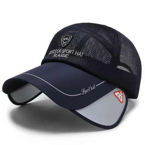 Hat Men'S Summer Brim Retractable Sun Hat Women'S Sunscreen Fishing Cool Hat Korean Sun Hat Outdoor Baseball Cap