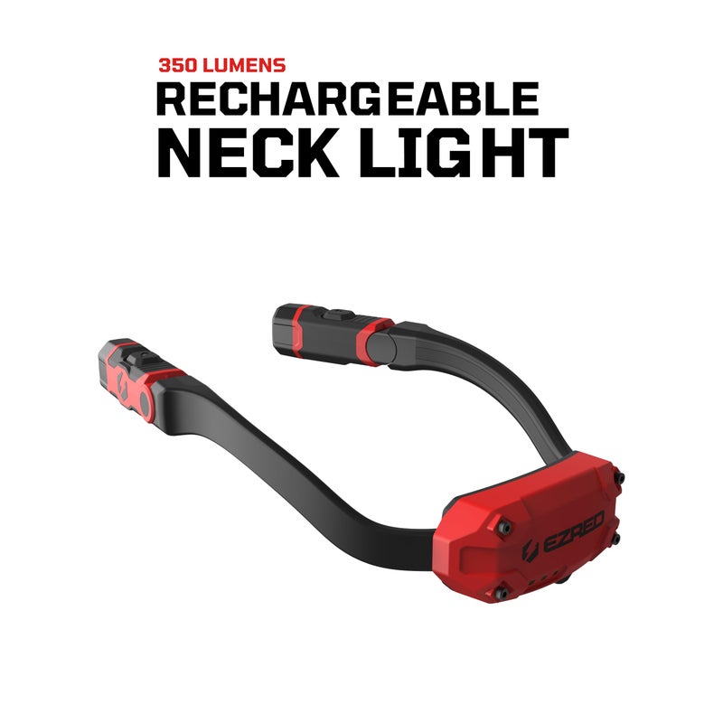 E-Z Red EZRED EZL35RNL-R Rechargeable 350 LM Neck Light - RED EZR-EZL35RNL-R - Image 2