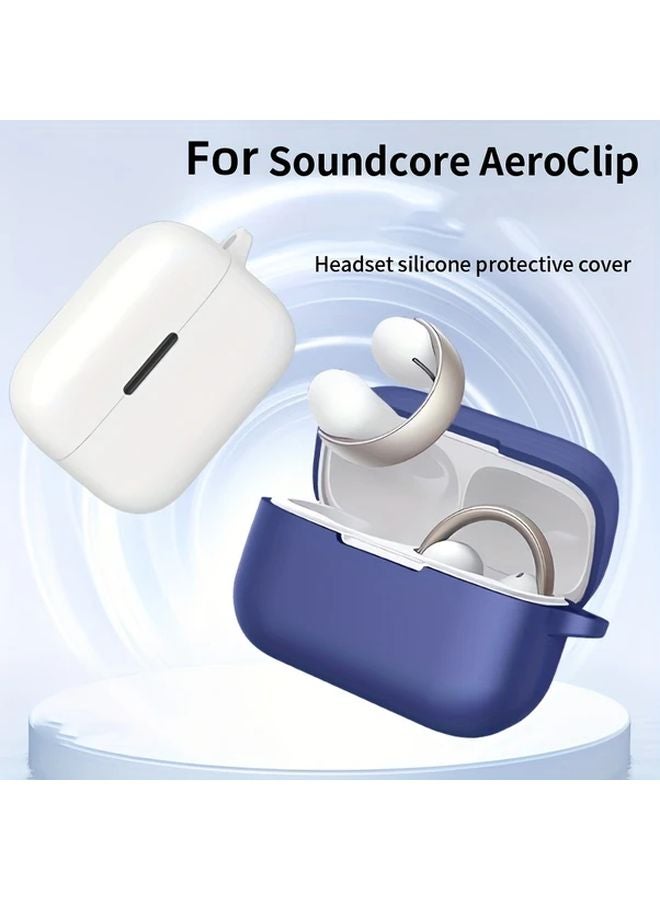 Anker Soundcore AeroClip Wireless Headphones Soft Protective Case White Free Hook - Image 5