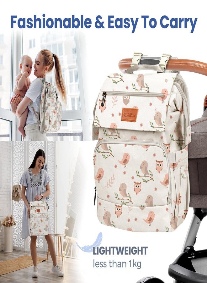 PILLANI Baby Diaper Bag Backpack - Large Bag for Boys & Girls, Waterproof Diaper Backpack - Travel Diaper Bags w/Changing Pad, Baby Registry Search & Shower Gifts - Essentials Must Haves Newborn Stuff - Image 5
