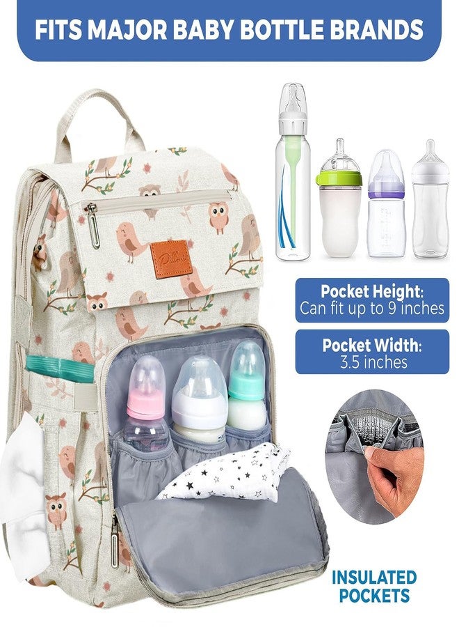 PILLANI Baby Diaper Bag Backpack - Large Bag for Boys & Girls, Waterproof Diaper Backpack - Travel Diaper Bags w/Changing Pad, Baby Registry Search & Shower Gifts - Essentials Must Haves Newborn Stuff - Image 4