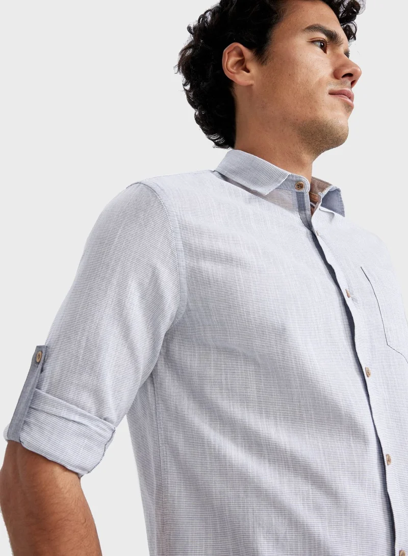 DeFacto Essential Slim Fit Shirt