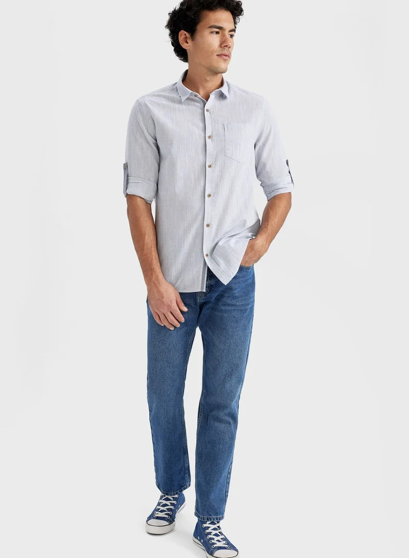 DeFacto Essential Slim Fit Shirt