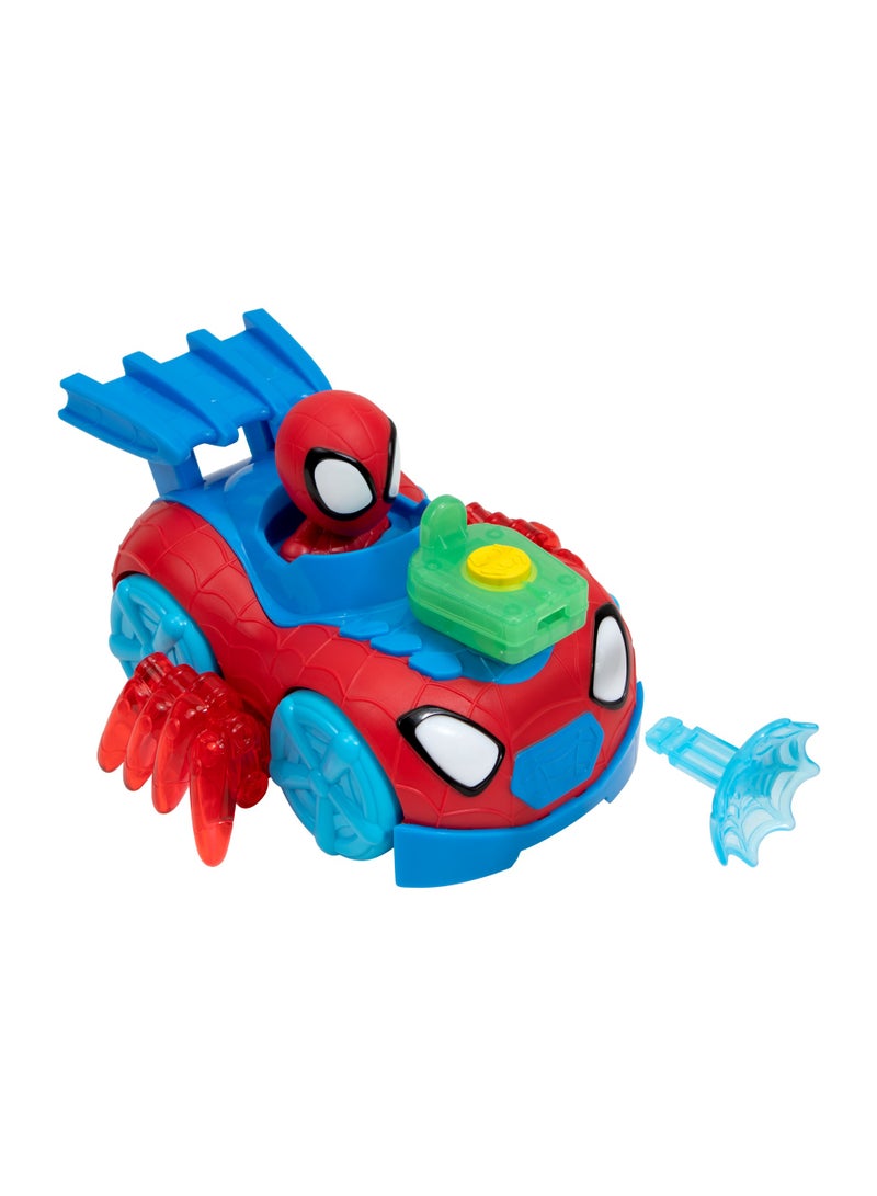 MARVEL SNF - Deluxe Feature Vehicle Spidey Light N Go Web Crawler - Image 2