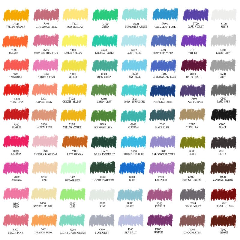 Artecho Oil Pastels Set of 72 Colors, Soft Oil Pastels for Art Painting, Drawing, Blending, Art Supplies for Artists, Beginners, Teachers (10 x 70 mm) - Image 2