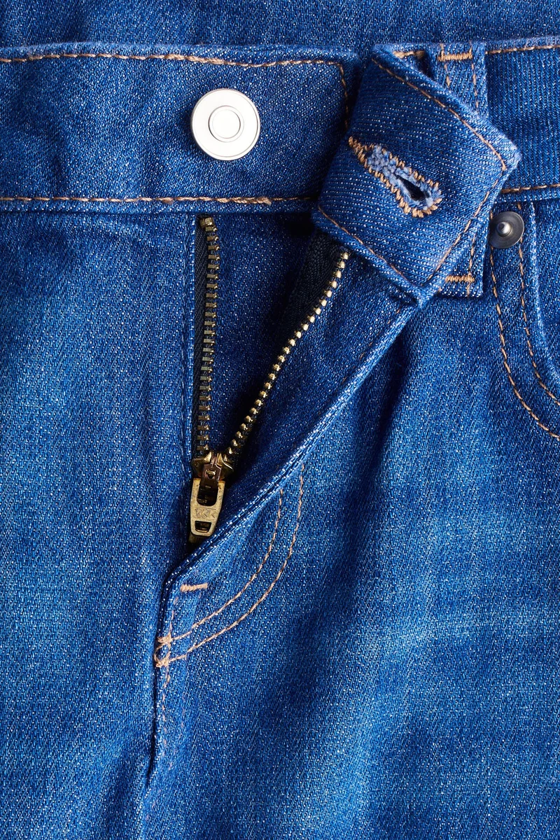 اتش اند ام جينز بقصة حافة واسعة وخصر منخفض