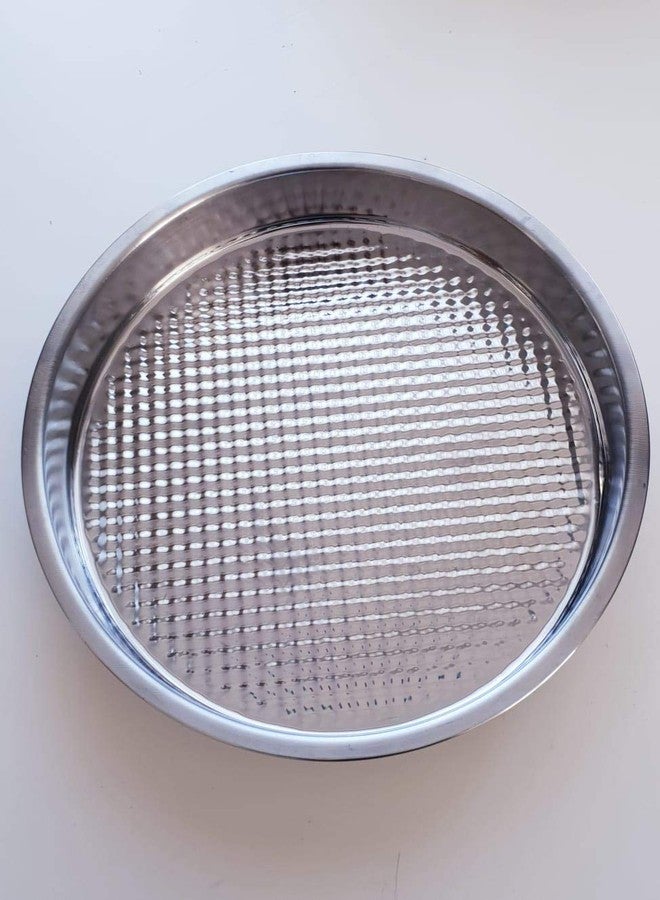 Dlk Stainless Steel Raw Meatball Tray 15 inches (Turkish Cig Kofte) Silver - Image 2