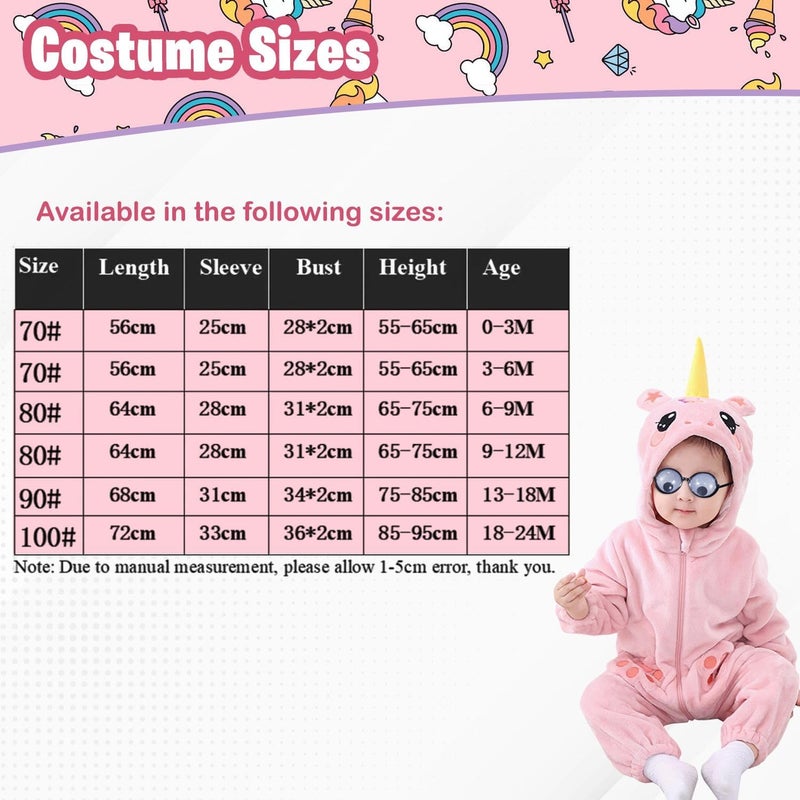 Home Smart Unisex Baby Animal Costume Classic Dress Cartoon Outfit Suit Jumpsuit for Toddlers - Image 2