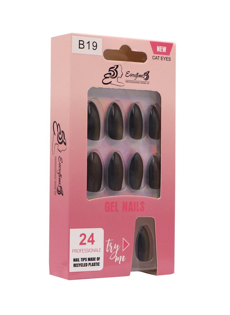 Everytime53 Women's Cateye Gel Nails - B19 - Image 3