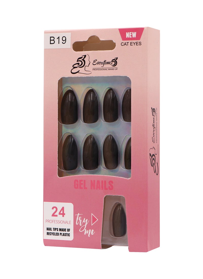 Everytime53 Women's Cateye Gel Nails - B19 - Image 2