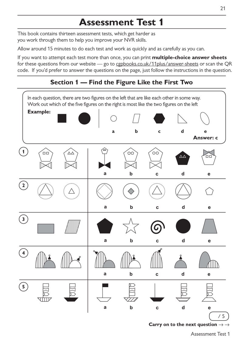 11+ GL Non-Verbal Reasoning Practice Book & Assessment Tests - Ages 7-8 (with Online Edition) - Image 4