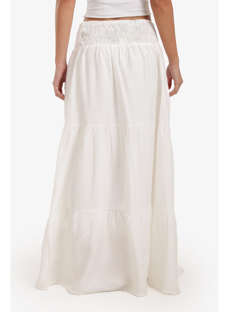 Clue Tiered Maxi Skirt - Image 2
