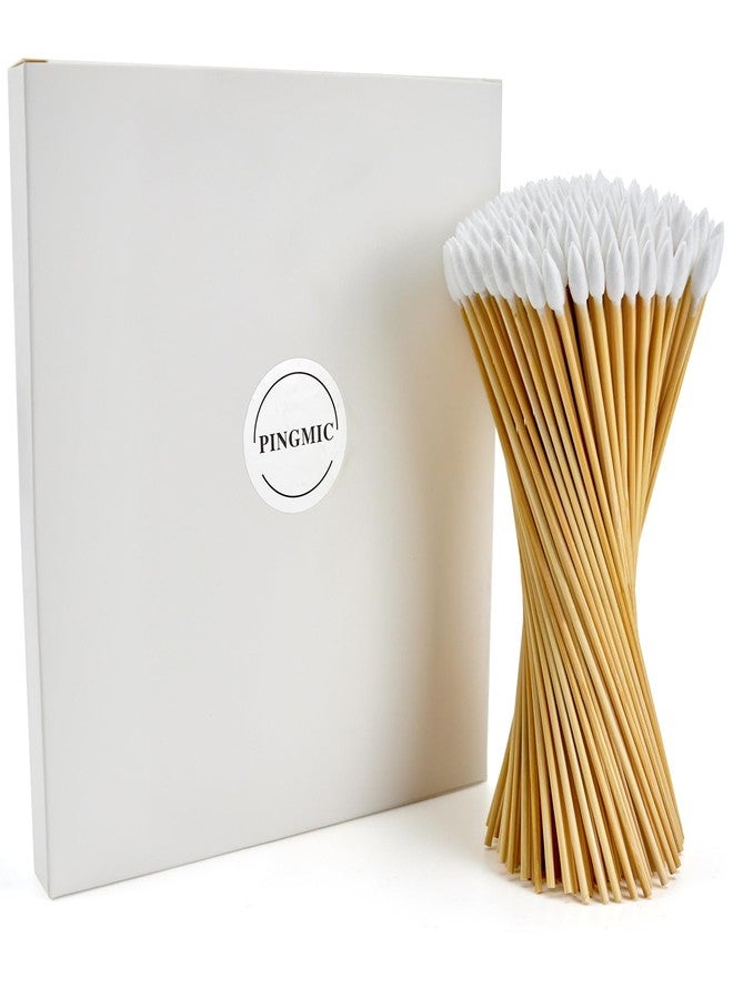PINGMIC 200 PCS 6-Inch Precision Gun Cleaning Swabs - Lint-Free Bamboo-Handle Cotton Swabs for Gun Cleaning, Makeup & Electronics - Image 1