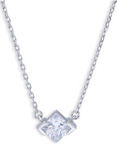 Sterling Silver 925 Solitaire Necklace - FKJNKLSLU6086