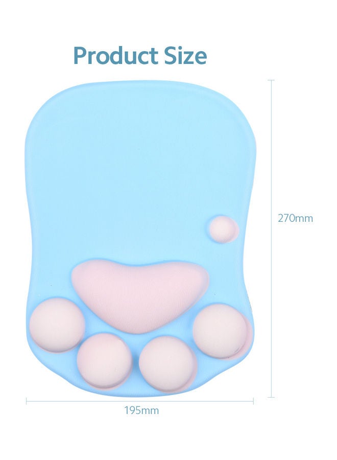 NIBEMINENT Silicone Mouse Wrist Pad Cute Cat Pink - Image 5