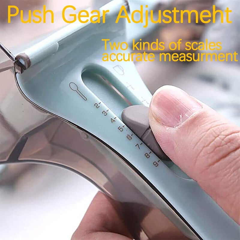 klarako Adjustable Measuring Cups and Spoons Set, Kitchen Tools Plastic Tablespoon Measuring Cup with Magnetic for Measuring Solid/Powder/Liquid (Large) - Image 4