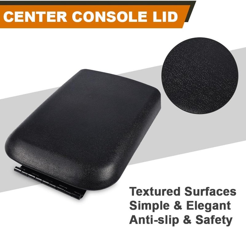 GPLUS Center Console Armrest Lid Top Pad Compatible with 2005-2009 Ford Mustang Black Replacement 5R3Z6306024AAC - Image 4