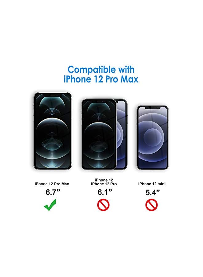 Jetech Case Compatible With Iphone 12 Pro Max 6.7-Inch, Shockproof Phone Bumper Cover, Anti-Scratch Clear Back (Black) - Image 2