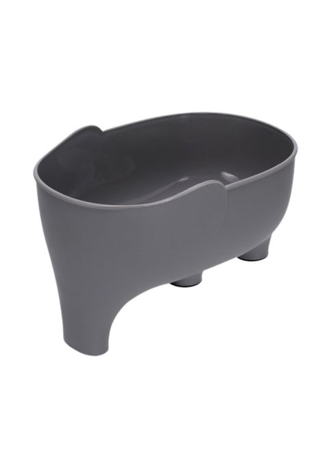 The elephant-shaped vegetable and fruit drain basket is convenient to store and easy to clean