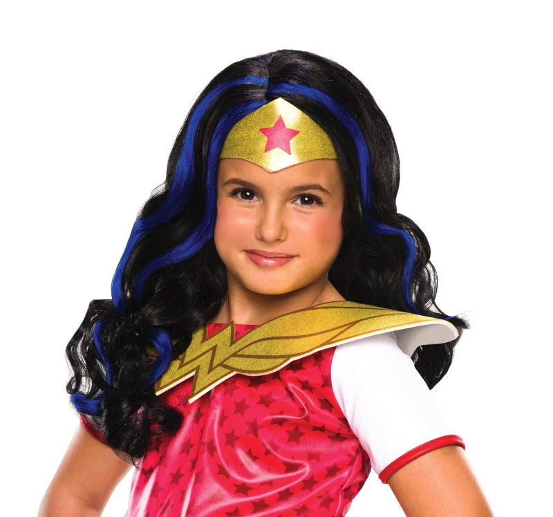 Rubies Rubie's Costume Girls DC Super Hero Wonder Woman Wig - Image 5