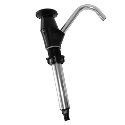 EMVANV Caravan Sink Hand Pump, Hand-Operated Drum Pump, Caravan Sink Water Hand Pump Tap Camping Trailer Motorhome Rv 4wd Replacement (Black) - Image 2