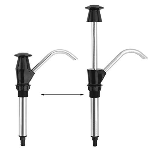 EMVANV Caravan Sink Hand Pump, Hand-Operated Drum Pump, Caravan Sink Water Hand Pump Tap Camping Trailer Motorhome Rv 4wd Replacement (Black) - Image 3