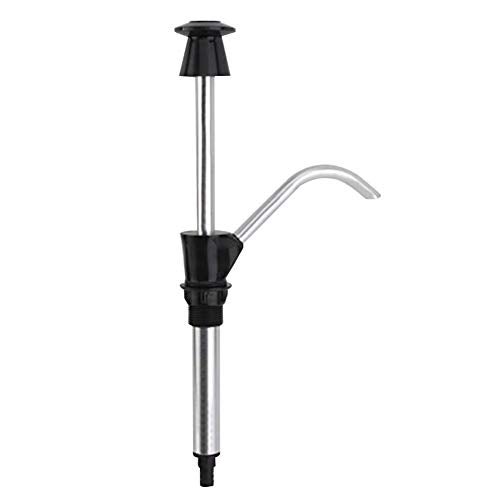 EMVANV Caravan Sink Hand Pump, Hand-Operated Drum Pump, Caravan Sink Water Hand Pump Tap Camping Trailer Motorhome Rv 4wd Replacement (Black) - Image 4