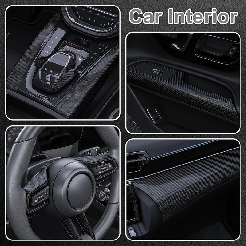 Foneso 6D Carbon Fiber Vinyl Wrap, Self Adhesive Film, High Glossy Car Vinyl Roll, Adapted to The Appearance and The Interior of Motorcycles, Computers, Cars (6D Black with Tool, 30cm x 150cm) - Image 4