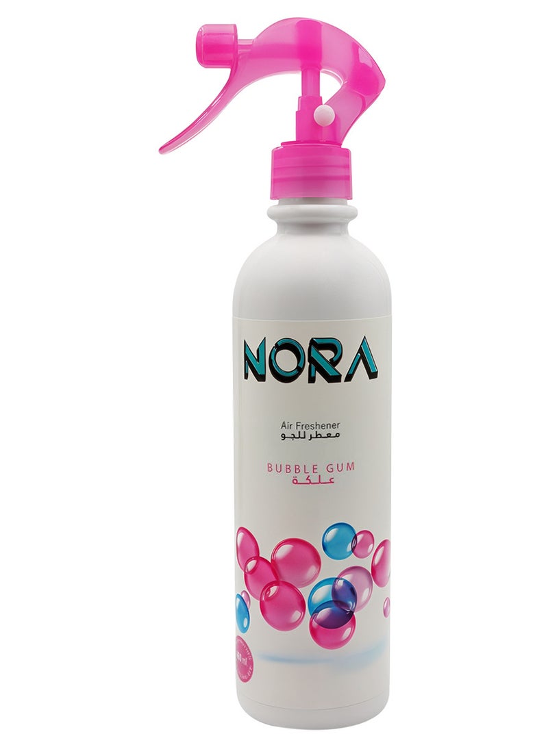 NORA Bubble Gum Air Freshener Spray 460ML Long-Lasting Fresh Scent for Home and Office - Image 2