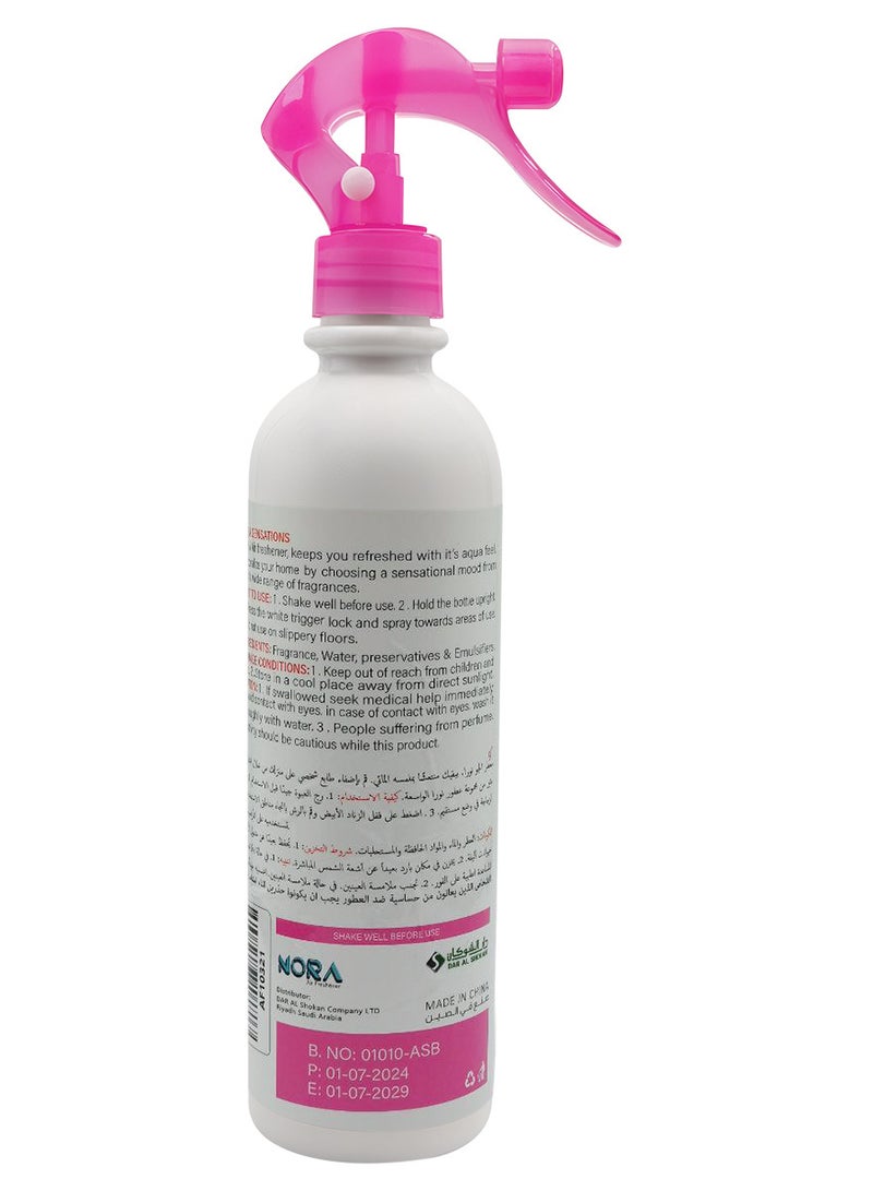NORA Bubble Gum Air Freshener Spray 460ML Long-Lasting Fresh Scent for Home and Office - Image 3